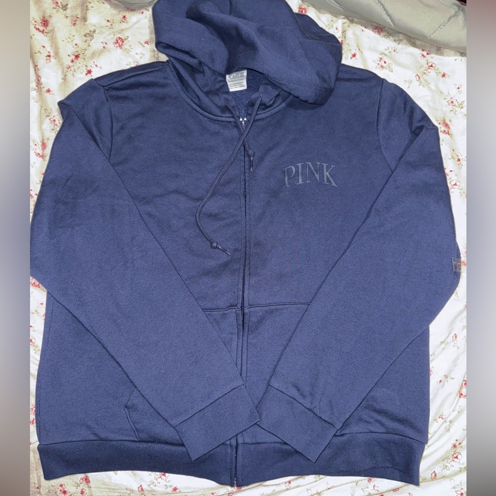 PINK Victoria's Secret Navy Zip Up